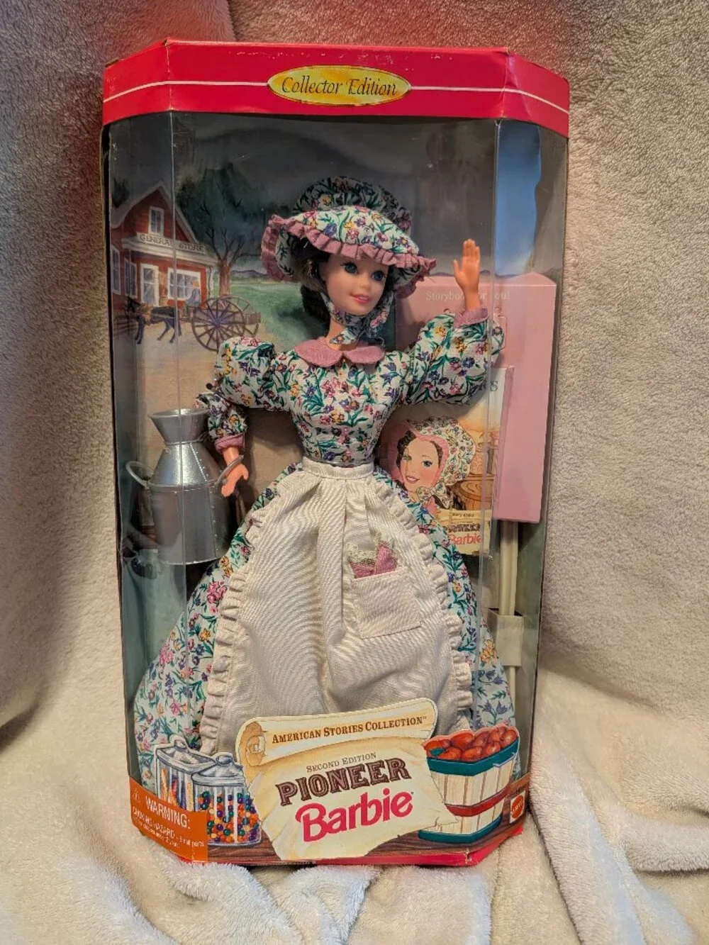 NIB 1995 Second Edition American Stories Pioneer Barbie #14756